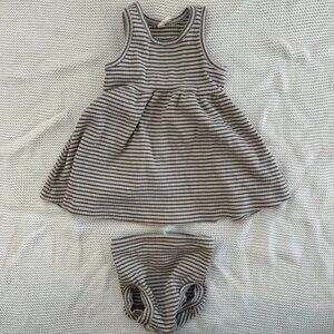 Striped Tank Dress with Bloomers